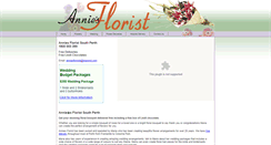 Desktop Screenshot of anniesflorist.com.au